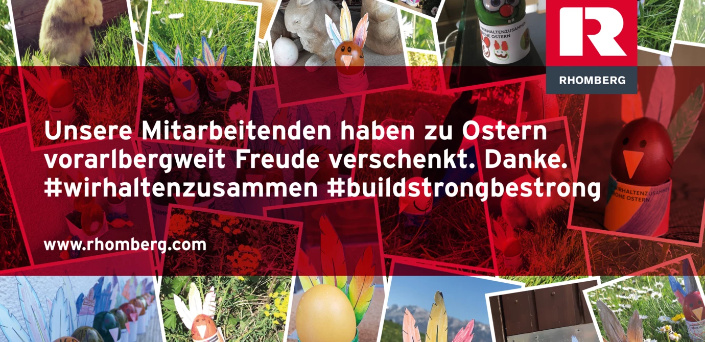 Unsere Mitarbeitenden haben zu Ostern Freude verschenkt.